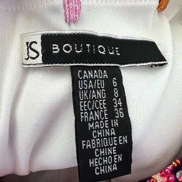 📌JS Boutique Eye-Catching Beaded Color Splashes Prom - Formal - Party Dress - Picture 14 of 16